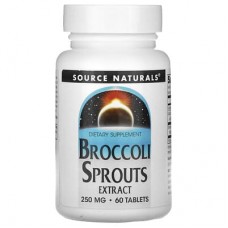 Source Naturals, екстракт паростків броколі, 60 таблеток (125 мг у таблетці)